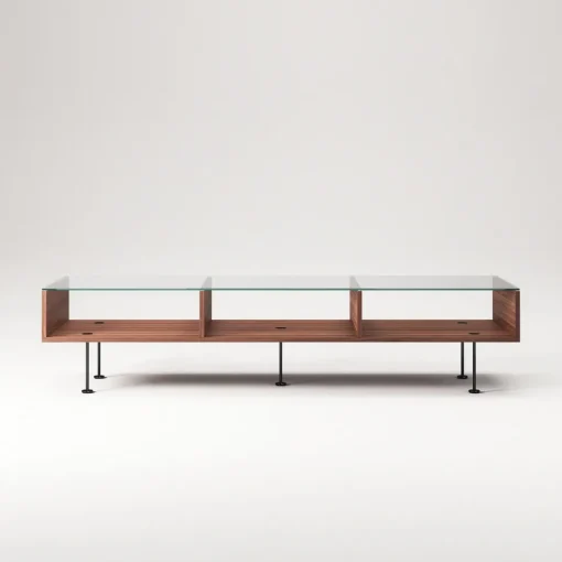 Decotique Vogue Sofabord 45x165 Valnød/Sort