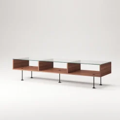 Decotique Vogue Sofabord 45x165 Valnød/Sort