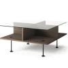 Decotique Vogue Sofabord 70x70 Mørk Eg/Sort