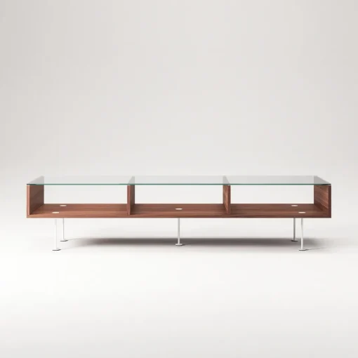 Decotique Vogue Sofabord 45x165 Valnød/Hvidt