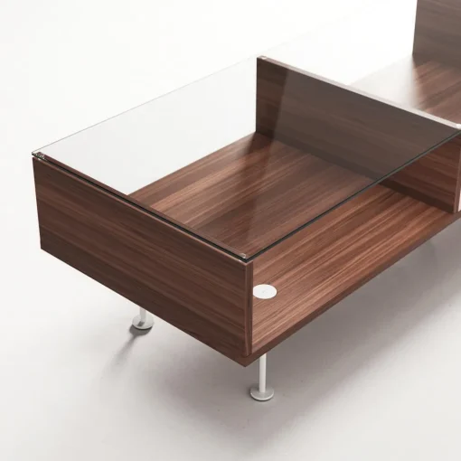 Decotique Vogue Sofabord 45x165 Valnød/Hvidt
