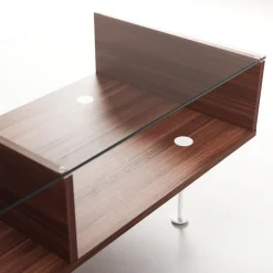Decotique Vogue Sofabord 45x165 Valnød/Hvidt
