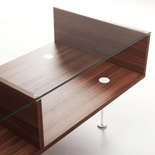 Decotique Vogue Sofabord 45x165 Valnød/Hvidt