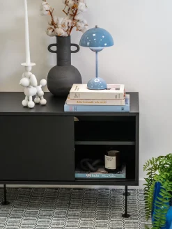 Decotique Vogue TV Bánk Med Ben 136 Antracitgrå/Sort