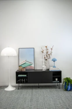 Decotique Vogue TV Bánk Med Ben 136 Antracitgrå/Sort