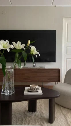 Decotique Vogue TV Bánk Med Ben 180 Valnød/Sort