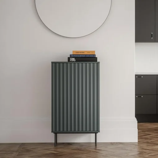 Decotique Wave Skab Med Dør Grå