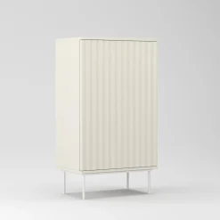 Decotique Wave Skab Med Dør Creme