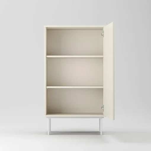 Decotique Wave Skab Med Dør Creme