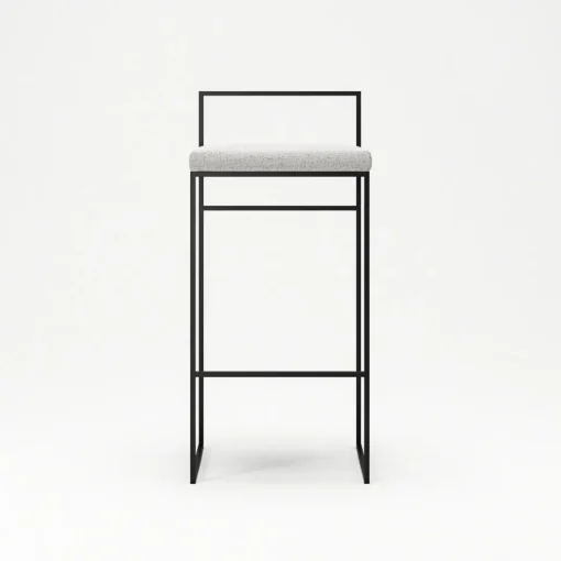 Department Barstol Med Rygstøtte 90 cm Sort/Pacific White