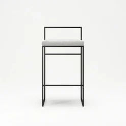 Department Barstol Med Rygstøtte 80 cm Sort/Pacific White