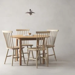 Department Wood H17 Windsor Spisebordsstol Greige
