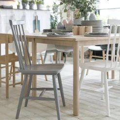 Department Wood H17 Windsor Spisebordsstol Mørkegrå