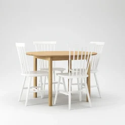 Department Wood Spisebordssát Eg/Hvid
