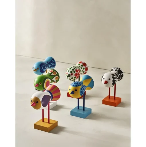 Design House Stockholm Birds 1967 Dekorativ Accessories Bird 2/Mulitfarvet