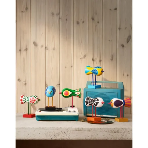 Design House Stockholm Birds 1967 Dekorativ Accessories Bird 2/Mulitfarvet