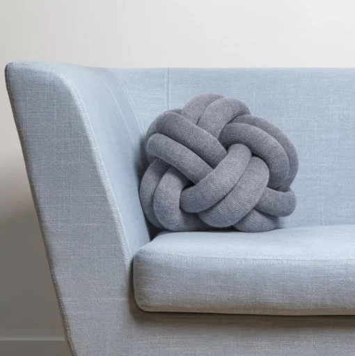 Design House Stockholm Knot Pude Cream