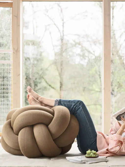 Design House Stockholm Knot Pude XL Ochre