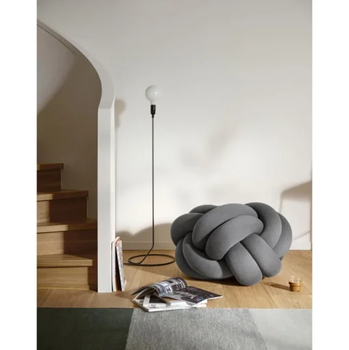 Design House Stockholm Knot Pude XL Grå