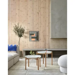 Design House Stockholm Tablo Set Sidebord Høj Hvid
