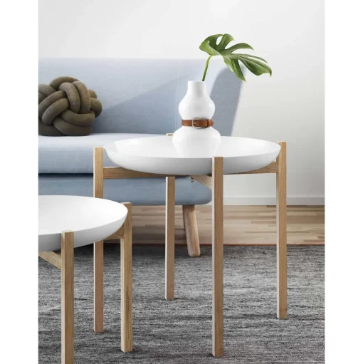Design House Stockholm Tablo Set Sidebord Høj Hvid