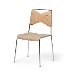 Design House Stockholm Torso Spisebordsstol Krom/Eg/Natrual