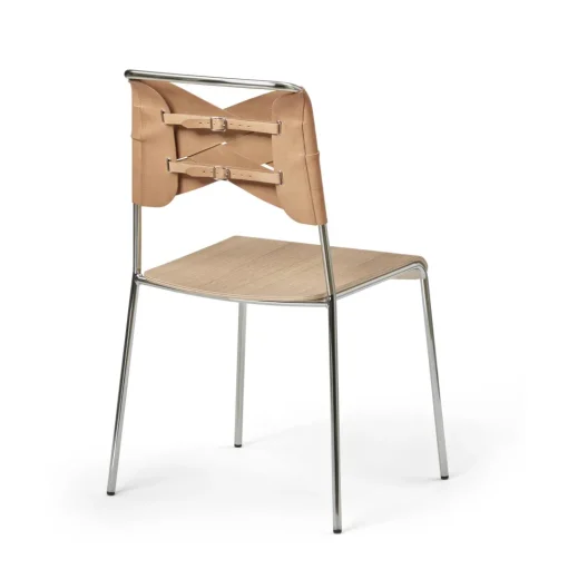 Design House Stockholm Torso Spisebordsstol Krom/Eg/Natrual
