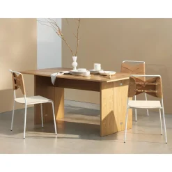 Design House Stockholm Torso Spisebordsstol Krom/Eg/Natrual