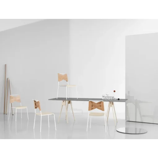 Design House Stockholm Torso Spisebordsstol Krom/Eg/Natrual