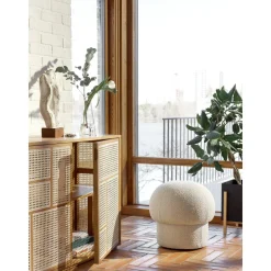 Design House Stockholm Uno Puf 50 cm Crème
