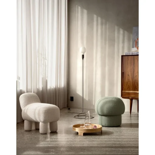 Design House Stockholm Uno Puf 50 cm Crème