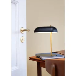 Dyberg Larsen Arch Bordlampe Mat Sort/Messing
