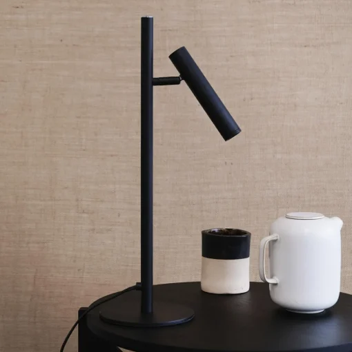 Dyberg Larsen Carlo 1 Bordlampe Sort
