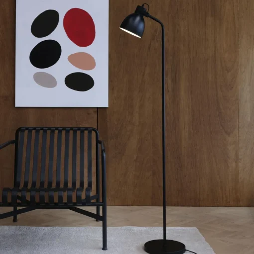 Dyberg Larsen Coast Gulvlampe Sort