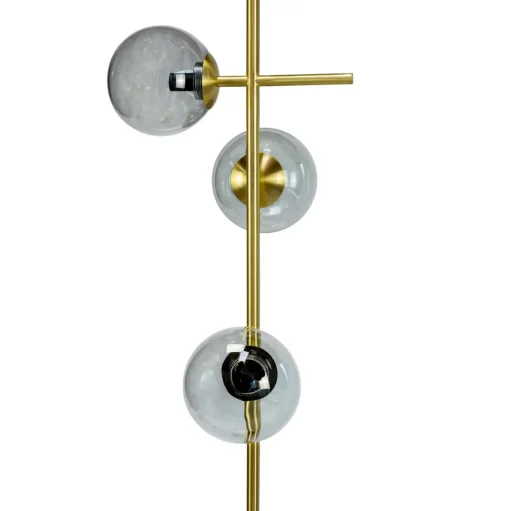 Dyberg Larsen Como Gulvlampe Smoke/Messing