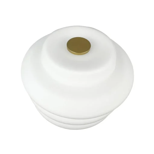 Dyberg Larsen Diva Bordlampe H18 Opal/Messing