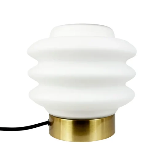 Dyberg Larsen Diva Bordlampe H15 Opal/Messing