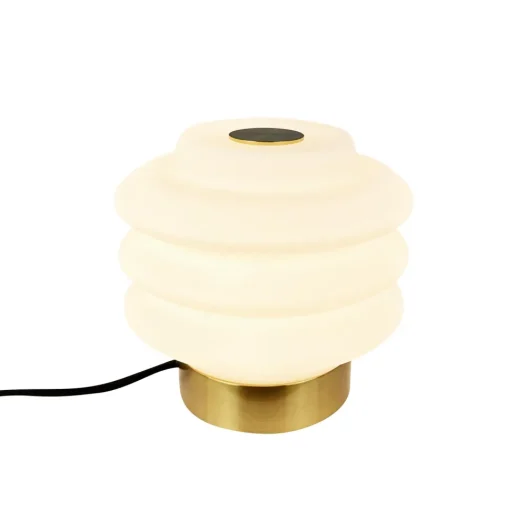 Dyberg Larsen Diva Bordlampe H15 Opal/Messing