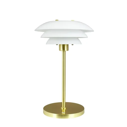 Dyberg Larsen DL20 Bordlampe Opal/Messing