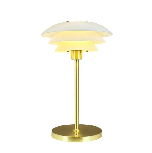Dyberg Larsen DL20 Bordlampe Opal/Messing