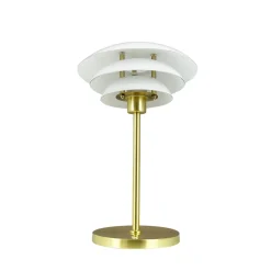 Dyberg Larsen DL20 Bordlampe Opal/Messing