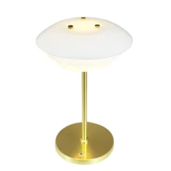 Dyberg Larsen DL20 Bordlampe Opal/Messing