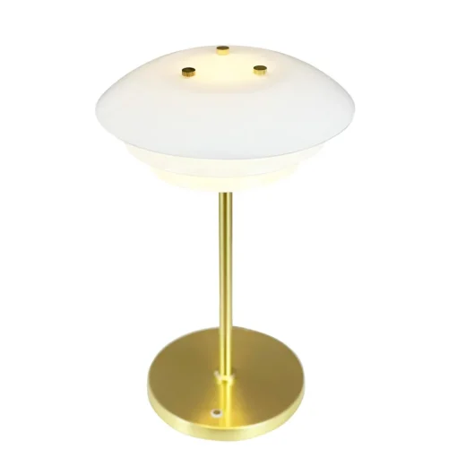 Dyberg Larsen DL20 Bordlampe Opal/Messing