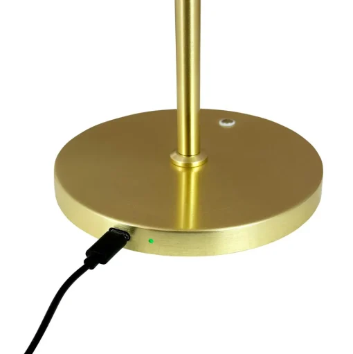 Dyberg Larsen DL20 Bordlampe Opal/Messing