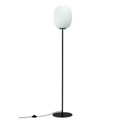 Dyberg Larsen DL39 Gulvlampe Opal/Sort