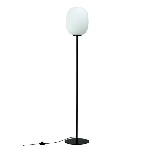 Dyberg Larsen DL39 Gulvlampe Opal/Sort
