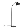 Dyberg Larsen Eric Gulvlampe Sort med Flad Base