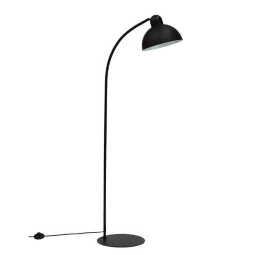 Dyberg Larsen Eric Gulvlampe Sort med Flad Base