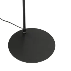 Dyberg Larsen Eric Gulvlampe Sort med Flad Base