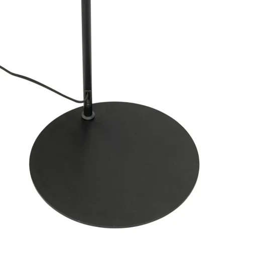 Dyberg Larsen Eric Gulvlampe Sort med Flad Base
